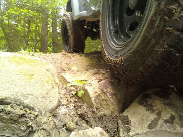 Rock Crawling in the back yard